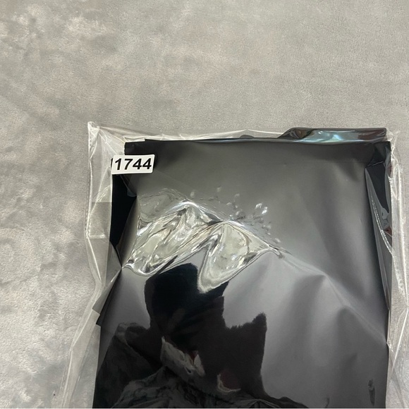 New! Helmut Lang Black Neoprene Off Shoulder Dress 21744 - Picture 11 of 11